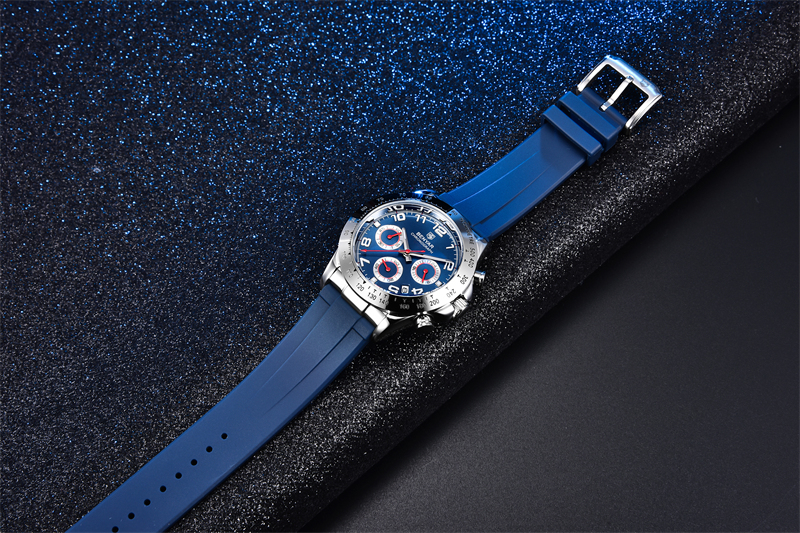 Top marque BENYAR nouveaux hommes montres à Quartz de luxe Silicone chronographe 30M étanche montre de sport pour hommes reloj hombre