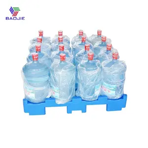 16 botellas de agua de 5 galones, almacenamiento de apilamiento, palés de plástico HDPE