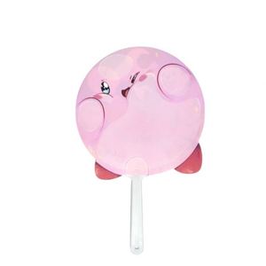 Abanico Plegable Transparente de PVC con Forma Irregular Personalizada, Abanicos de Plástico con Diseño de Ídolos Kpop y Anime para Regalo Promocional - Product Image 2