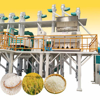 Vente chaude : Moulin à riz automatique complet moderne de haute qualité 50 TPD, machine de décorticage de riz, à vendre