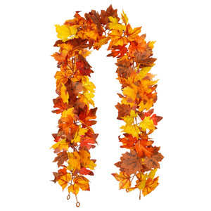 Guirlande de fleurs artificielles en soie FUYI, 100cm-200cm, pour décoration intérieure, décoration pour la fête de la récolte - Product Image 5