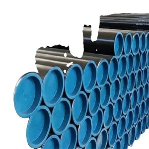 API 5L Black Paint Round Seamless Steel Pipe with Beveled End