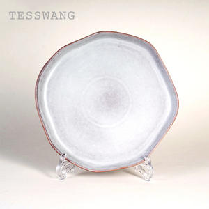 Assiette de service d'hôtel de style simple et moderne, <span class=keywords><strong>design</strong></span> en céramique occidentale pour le camping - Product Image 2