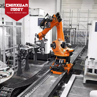 Robot Paletizador Automático, Paletizador Industrial, Máquina Robótica para Apilar Cajas de Cartón y Bolsas