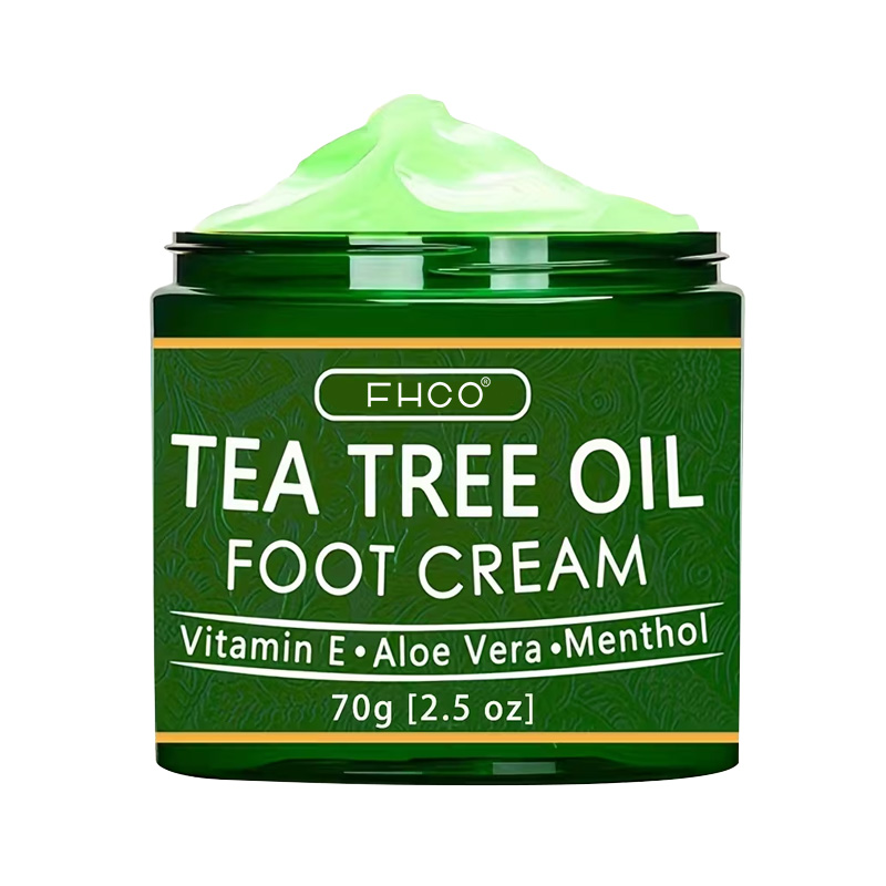 Crème pour les pieds à l'huile d'arbre à thé