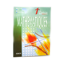 Livres de texte de mathématiques médicales en anglais à impression personnalisée Cahier d'exercices à couverture souple Manuel scolaire pour les étudiants