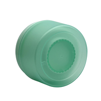 Usine en gros Logo personnalisé vert 15g 30g 50g pots de crème en plastique avec capuchon blanc pour crème pour les yeux rouge à lèvres Mascara