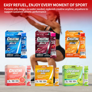 Creatina Monohidrato en Gel de 5000 mg con Sabor a Arándano, Aumenta la Fuerza Muscular, Mejora la Resistencia, Apoya la Recuperación Post-Entrenamiento - Product Image 6