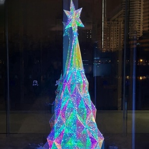 Artificial Led mágico colorido muñeco de nieve modelo luces decorativas para regalo de Navidad decoración artesanal - Product Image 4