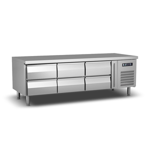 Meilleur prix, table de travail en acier inoxydable 304, <span class=keywords><strong>réfrigérateur</strong></span> sous comptoir pour magasin - Product Image 2