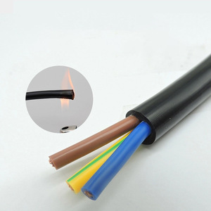 3C chứng nhận dây điện tử rvv lõi đồng dây vuông 3 4 5 lõi 1 2.5 4 6 10 ngoài trời không thấm nước vỏ cáp - Product Image 5