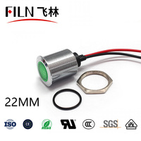 Feux de stop/feux arrière LED FILN 22 mm 12 V/24 V, bande lumineuse concave en métal, feux latéraux, IP67, certifiés TUV CE pour usine certifiée