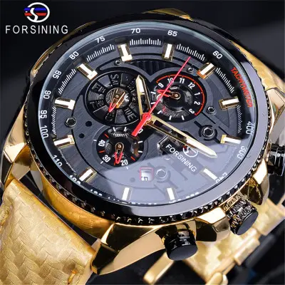 2019 Forsining çin toptan saatler lüks otomatik izle su geçirmez izle 3atm reloj para hombre