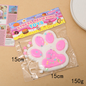 Wholesale Trending Tpr Cat Paw Pinched Squeeze Toys Soft Kawaii Antistress <b>Squishy</b> Cat Paw for Kids Keychain - Product Image 4