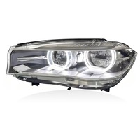 Phares HETOP F15 X5 2014-2018, mise à niveau, double couleur, phare LED de voiture, DRL, style Ikon, lumière laser, accessoires modifiés pour BMW