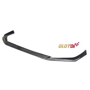 Carbon Fiber V Style Front Bumper Lip Chin Spoiler Front <b>Splitter</b> for Honda Civic 11TH FL1 FE1 FL4 Auto Tuning - Product Image 3