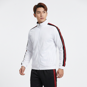 Conjunto Deportivo Personalizado para Hombre de 2 Piezas, Chaqueta con Cuello Alto y Cordón Ajustable, Pantalones Deportivos, Ropa Deportiva Informal con Logotipo Personalizado OEM ODM 100% - Product Image 1