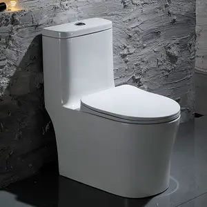 Avrupa ekstra yükseklik Inodoros Rimfree banyo malzemesi tuvalet beyaz banyo seramik Wc tuvalet