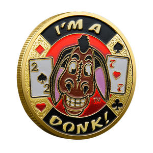 扑克牌保护套 我是傻瓜 锡合金压铸纪念币-拉斯维加斯收藏品 - Product Image 2