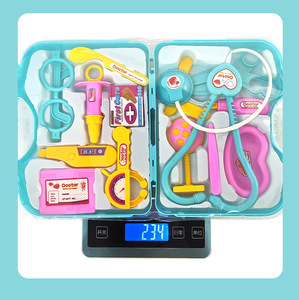 Ensemble de 15 jouets de jeu de rôle pour enfants, <span class=keywords><strong>valise</strong></span> portable de docteur/infirmière, armoire à médicaments, jouets de jeu de docteur - Product Image 3