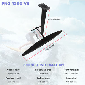 नई धुरी png v2 1300 हाइड्रोफिन अल्ट्रा हाई प्रबलित मोड कार्बन विंग पंपिंग पन्नी पैडल बोर्ड पतंग विंग ई-पन्नी सर्फिंग - Product Image 3