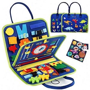 Juguetes Educativos Preescolares, Regalo para Niños y Niñas, Tablero Sensorial para el Aprendizaje de Habilidades Motoras Finas y para Viajes - Product Image 1