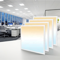 Panneau lumineux à intensité variable sans scintillement d'usine Zhongshan 40W Panneau lumineux à éclairage latéral avec capteur de mouvement pour pilote Philips