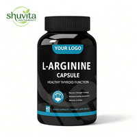 Capsules d'Arginine OEM en Marque Blanche, Supplément Énergétique d'Acides Aminés 1000mg 3000mg, Qualité Alimentaire pour Adultes