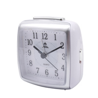 Reloj de escritorio perezoso de estilo simple, segundos de salto silenciosos, campana, reloj despertador pequeño, venta al por mayor de fábrica