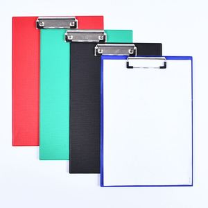Ys78 A4 Foldable Pvc Double Sided <b>Clipboard</b> With Pocket Board <b>Clip</b> for School Hospital Office - Product Image 6