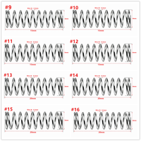 Ressort de compression personnalisable en acier inoxydable de 0.3mm Ressort hélicoïdal automobile robuste Ressorts mécaniques en métal
