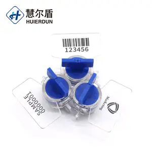 HED-MS103 lead seal electric water meter seal customized plastic safety electronic meter seals