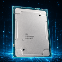 Processeur Xeon Gold 6136 12 cœurs 24 threads 3,0 GHz 3,7 GHz Turbo LGA3647 DDR4-2666 Testé pour la virtualisation