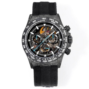 Offre spéciale - <span class=keywords><strong>Montre</strong></span> mécanique automatique pour homme - Série 4130 - Boîtier en fibre de carbone noire - Minuterie multi-cadrans - <span class=keywords><strong>Montre</strong></span> de sport décontractée - Product Image 1