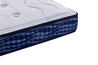 Matelas en mousse à mémoire de forme hypoallergénique, matelas à ressorts ensachés, matelas orthopédique sur mesure taille Queen