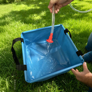 Bolsa de <span class=keywords><strong>Ducha</strong></span> Solar Plegable de Emergencia de 20L, Impermeable, para Camping, con Cabezal de <span class=keywords><strong>Ducha</strong></span> Desmontable e Interruptor de Encendido/Apagado - Product Image 6