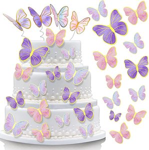Decoración para Pastel <span class=keywords><strong>de</strong></span> Mariposa 2026, Accesorios para Pastel, Adorno para Pastel del Día <span class=keywords><strong>de</strong></span> la Madre, Artículos para Fiesta - Product Image 5