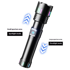 Outdoor Zoom LED <b>Flashlight</b> with Adjustable Beam IP44 Waterproof Powerful Aluminum Alloy Construction for Camping & Diving - Product Image 4