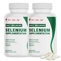 Capsules de sélénium, complexe de sélénium glycinate 200 mcg, haute absorption, formulé par des médecins, soutien pour la santé immunitaire et de la thyroïde