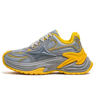 Zapatillas deportivas de malla para hombre, estilo casual, con suela gruesa para aumentar la altura, estilo primaveral. - Product Image 5