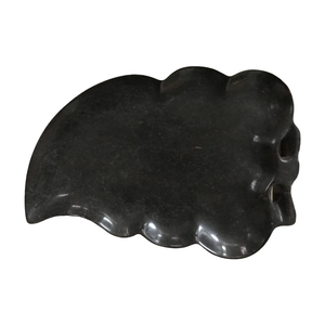 Plateau en marbre multicolore en forme de feuille, support pour flacon de parfum antique, plateau en marbre pour la décoration de la maison - Product Image 1