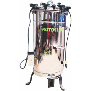 Stérilisateur vertical en acier inoxydable, équipement de laboratoire, machine de stérilisation à la vapeur médicale, unité haute pression - Product Image 1