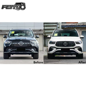 Kit carrozzeria paraurti anteriore e posteriore per <span class=keywords><strong>Mercedes</strong></span>-Benz W167 V167 2024+ <span class=keywords><strong>Classe</strong></span> GLE, diffusore AMG in plastica nuovo di zecca in buone condizioni - Product Image 5