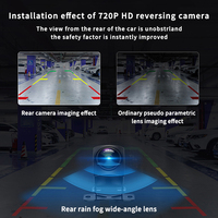 Ventes directes d'usine pièces automobiles Ahd 480p ou Cvbs voiture avant vue arrière caméra de véhicule 360 caméra à Angle de vision réglable