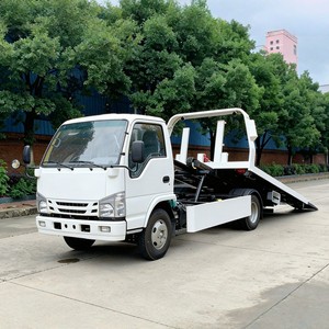 Camión de Remolque de Plataforma Plana Isuzu NKR 4x2 de 3 Toneladas, Portacoches con Motor 4KH1 - Product Image 2