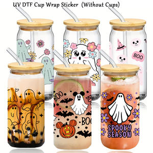 Venta al por mayor de pegatinas de <span class=keywords><strong>tazas</strong></span> populares, envoltorios de <span class=keywords><strong>tazas</strong></span> DIY, envoltorios de <span class=keywords><strong>tazas</strong></span> de alta calidad UV DTF - Product Image 1