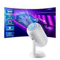 Projecteur portable Android 11 Wifi6 TS6 pour projection au plafond, projecteur de cinéma maison 240 ANSI
