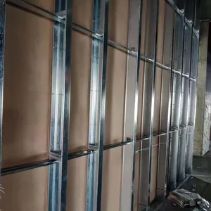 Perfil de acero galvanizado para techo, Perno de metal de yeso y pista, canal c omega, hecho en China - Product Image 1