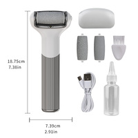 Lime à callosités électrique avec fonction vapeur, lime à pieds rechargeable pour hommes et femmes
