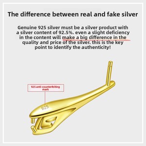 Boucles d'oreilles pendantes en argent S925 XD P2940, accessoires de bijoux d'<span class=keywords><strong>oreille</strong></span> en argent pur, crochet d'<span class=keywords><strong>oreille</strong></span> en argent - Product Image 3